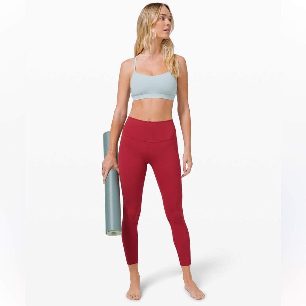 lululemon Rust High-Waist Wunderunder Leggings 10 tall